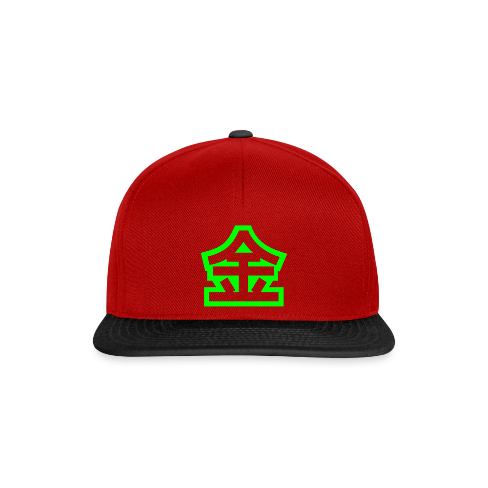 Gorra Snapback"Chinese Money Fat" - red/black