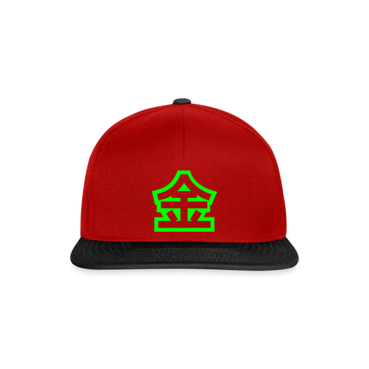 Gorra Snapback"Chinese Money Fat" - red/black