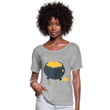 Camiseta con mangas murciélago de Bella + Canvas"Gold" - heather grey