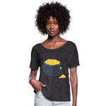 Camiseta con mangas murciélago de Bella + Canvas"Gold" - charcoal grey