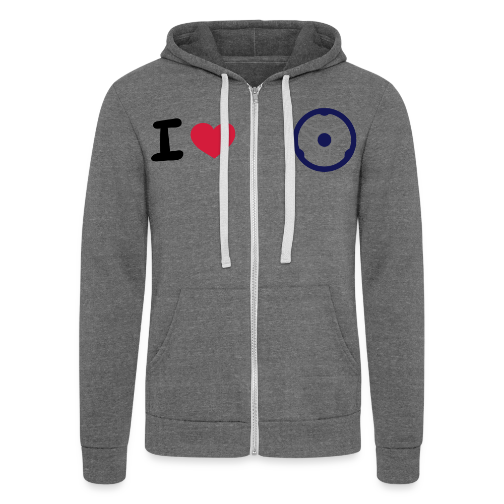 Chaqueta con capucha Tri-Blend unisex de Bella + Canvas"gokart racer" - grey tri-blend