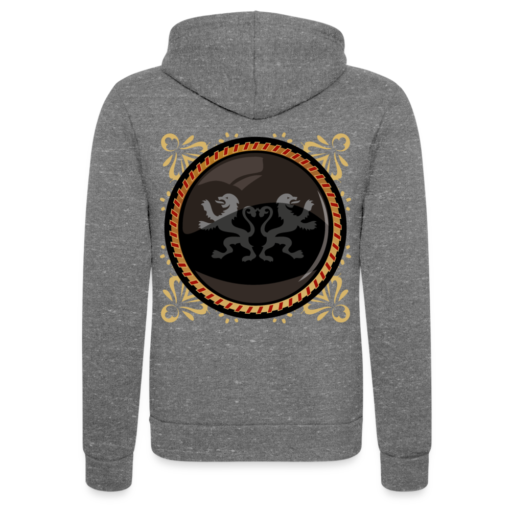 Chaqueta con capucha Tri-Blend unisex de Bella + Canvas"lion" - grey tri-blend