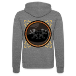 Chaqueta con capucha Tri-Blend unisex de Bella + Canvas"lion" - grey tri-blend