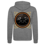 Chaqueta con capucha Tri-Blend unisex de Bella + Canvas"lion" - grey tri-blend