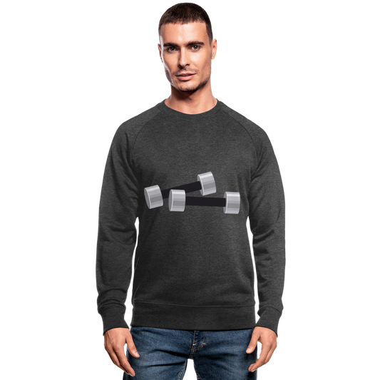 Sudadera ecológica de Stanley & Stella"dumbbell" - dark grey heather