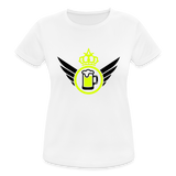 Camiseta transpirable"elite beer" - white