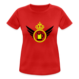 Camiseta transpirable"elite beer" - red