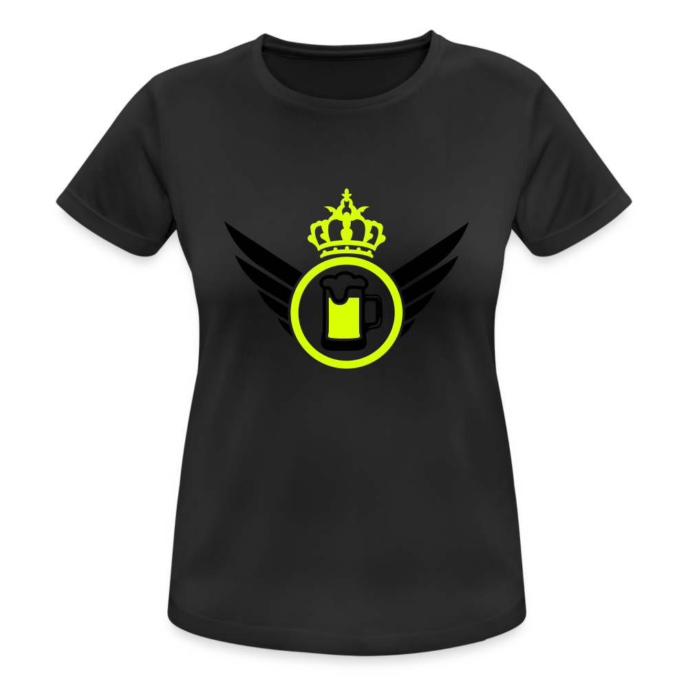 Camiseta transpirable"elite beer" - black