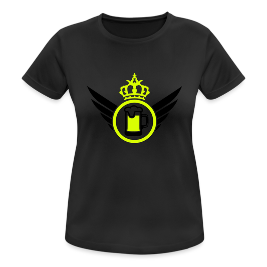 Camiseta transpirable"elite beer" - black