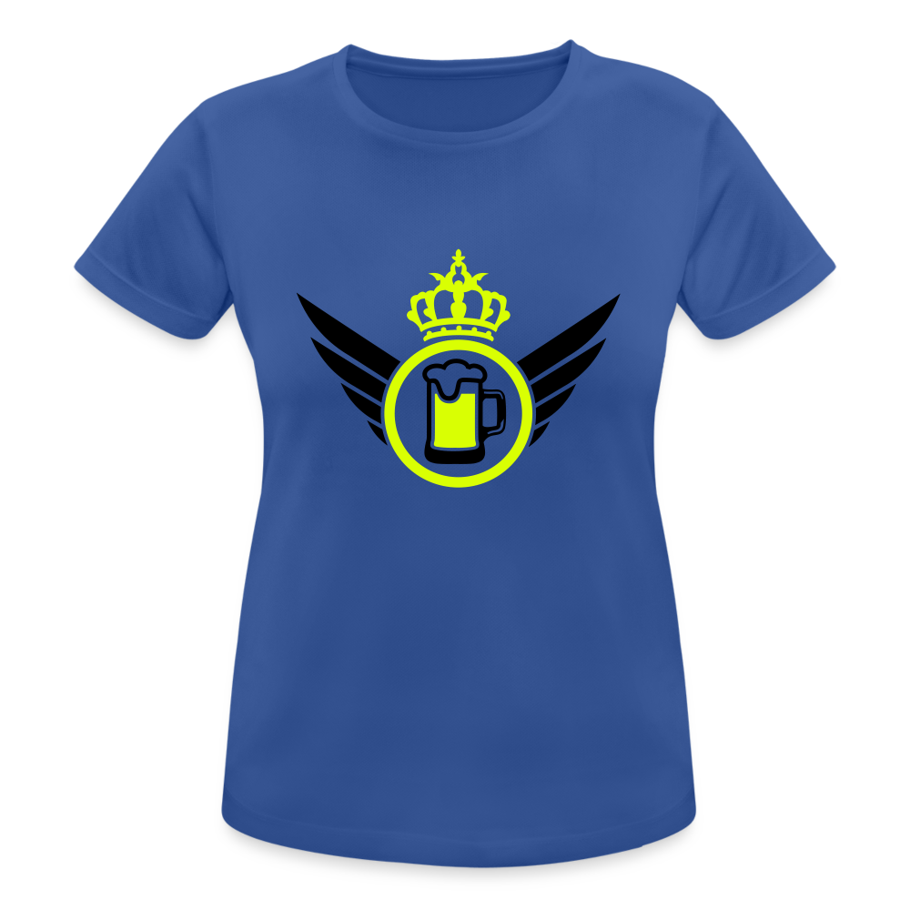 Camiseta transpirable"elite beer" - royal blue