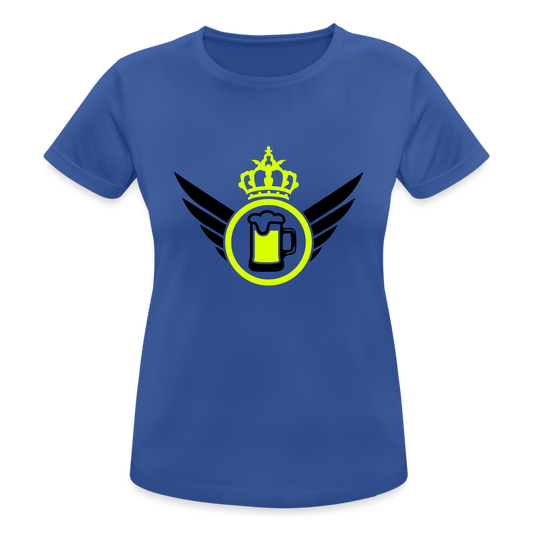 Camiseta transpirable"elite beer" - royal blue