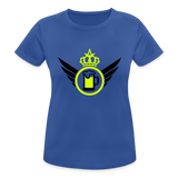 Camiseta transpirable"elite beer" - royal blue