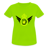 Camiseta transpirable"elite beer" - neon green