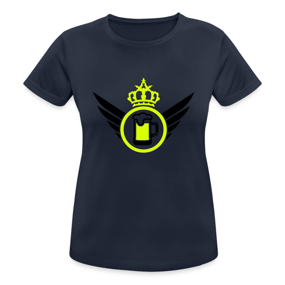 Camiseta transpirable"elite beer" - dark navy