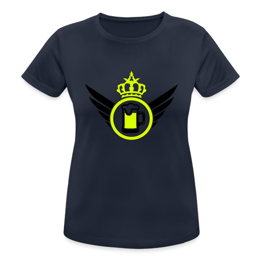 Camiseta transpirable"elite beer" - dark navy