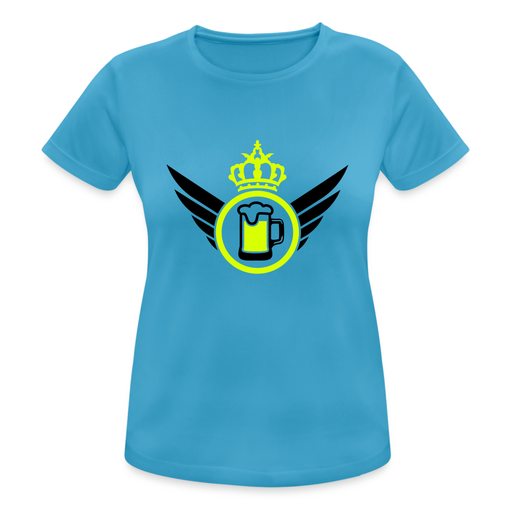 Camiseta transpirable"elite beer" - sapphire blue