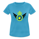 Camiseta transpirable"elite beer" - sapphire blue