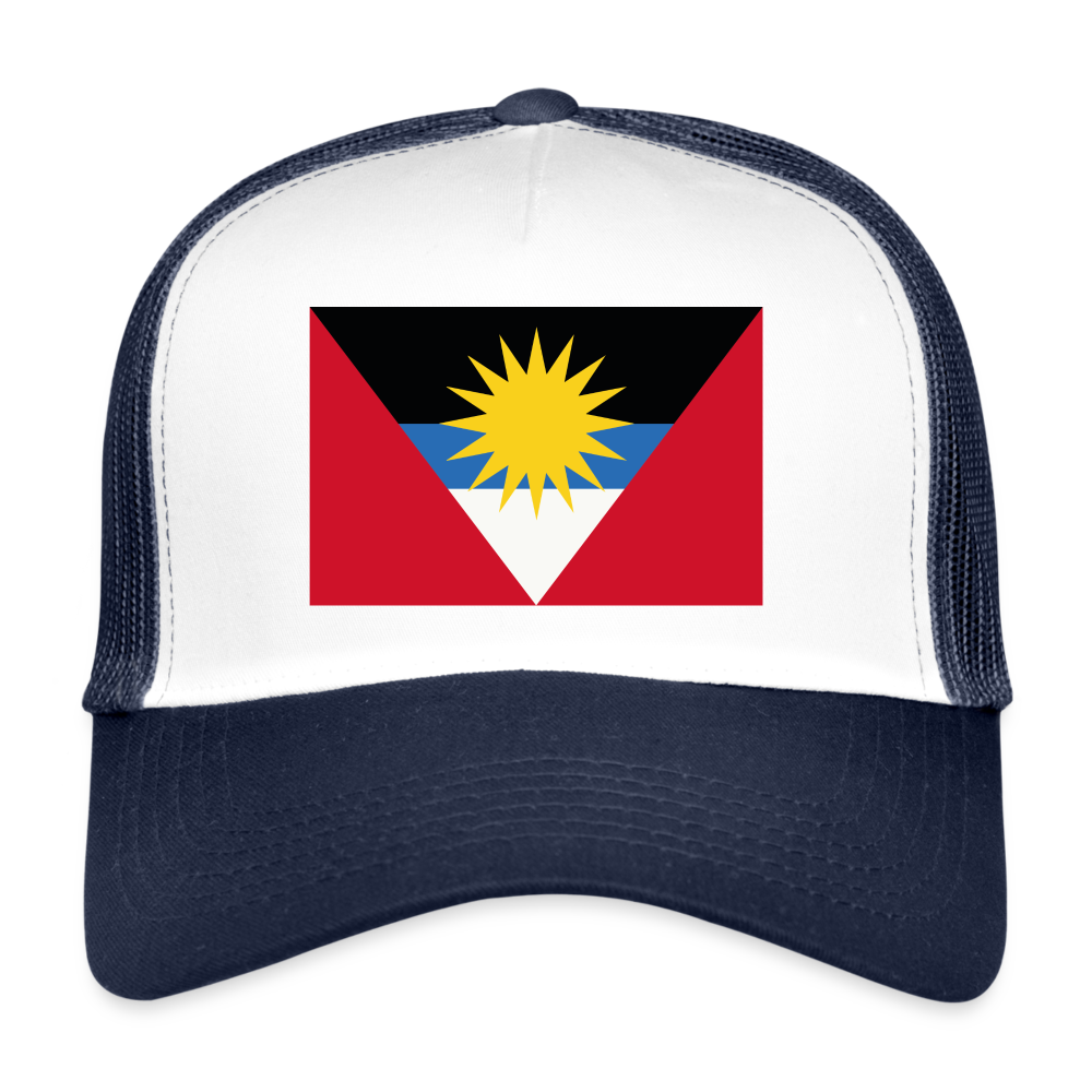 Gorra de camionero"Antigua and barbuda" - white/navy