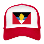 Gorra de camionero"Antigua and barbuda" - white/red