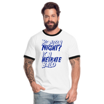 Camiseta contraste"Rough Night" - white/black