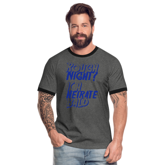 Camiseta contraste"Rough Night" - charcoal/black
