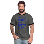 Camiseta contraste"Rough Night" - charcoal/black