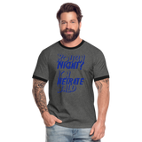 Camiseta contraste"Rough Night" - charcoal/black