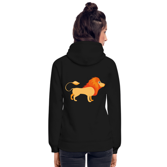 Sudadera con capucha ecológica unisex de Stanley & Stella"Cute lion" - black