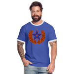 Camiseta contraste hombre"star" - blue/white