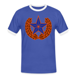 Camiseta contraste hombre"star" - blue/white