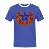 Camiseta contraste hombre"star" - blue/white