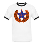 Camiseta contraste hombre"star" - white/black