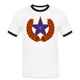 Camiseta contraste hombre"star" - white/black