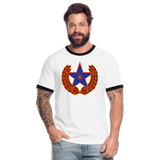 Camiseta contraste hombre"star" - white/black