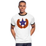 Camiseta contraste hombre"star" - white/black