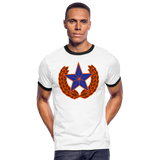 Camiseta contraste hombre"star" - white/black