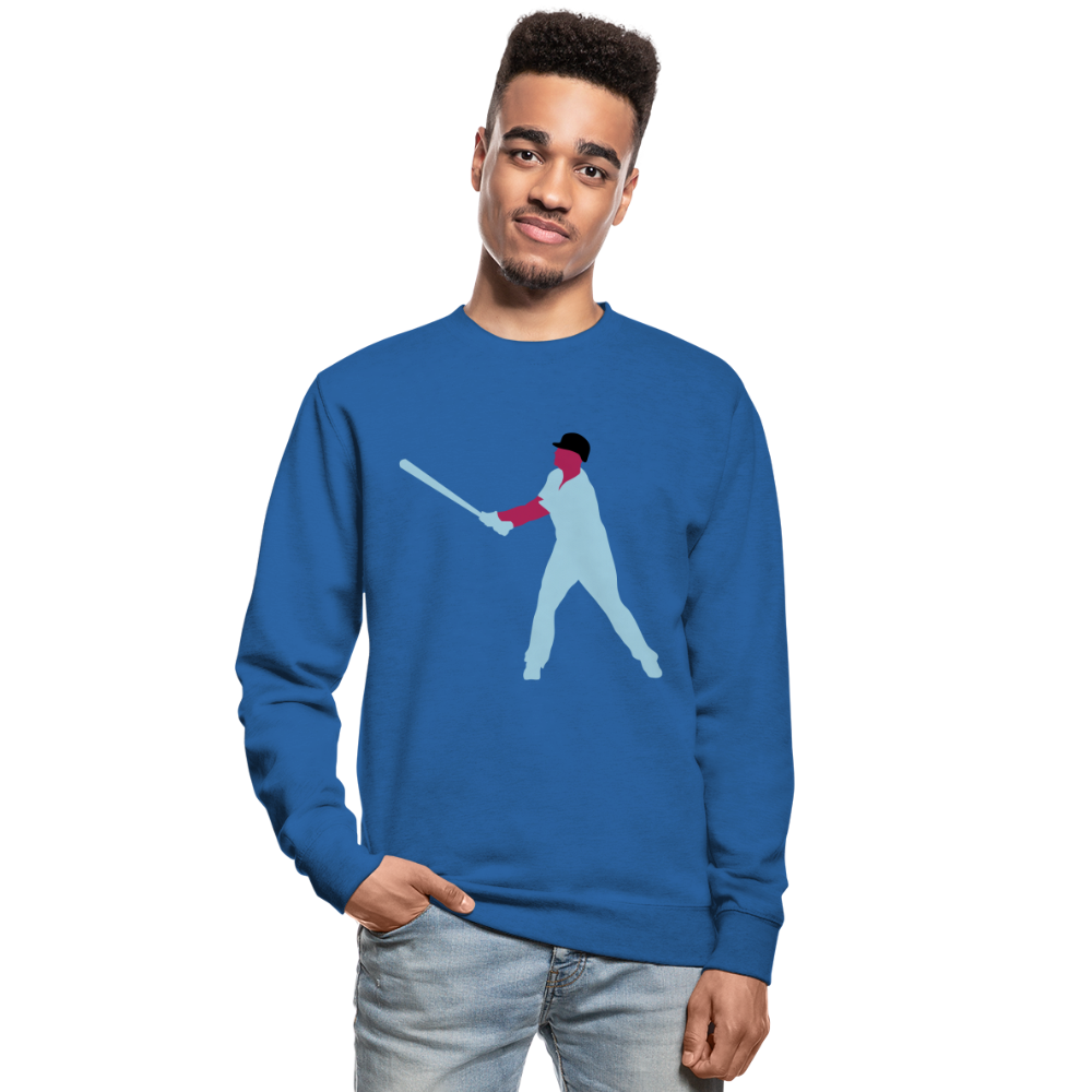 Sudadera unisex"baseball player" - royal blue