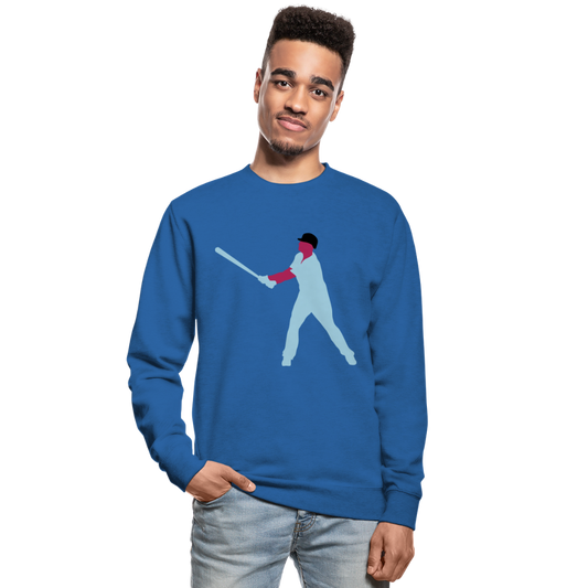 Sudadera unisex"baseball player" - royal blue