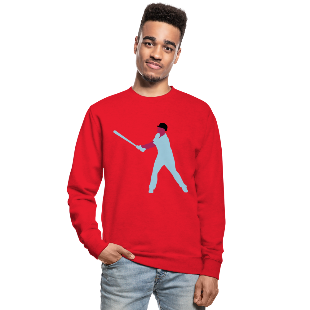 Sudadera unisex"baseball player" - red