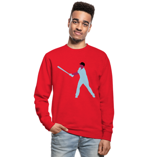 Sudadera unisex"baseball player" - red