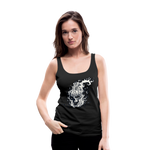 Camiseta de tirantes premium mujer"skull" - black