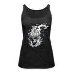 Camiseta de tirantes premium mujer"skull" - charcoal grey