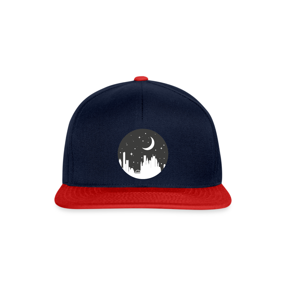 Gorra Snapback"Skyline" - navy/red