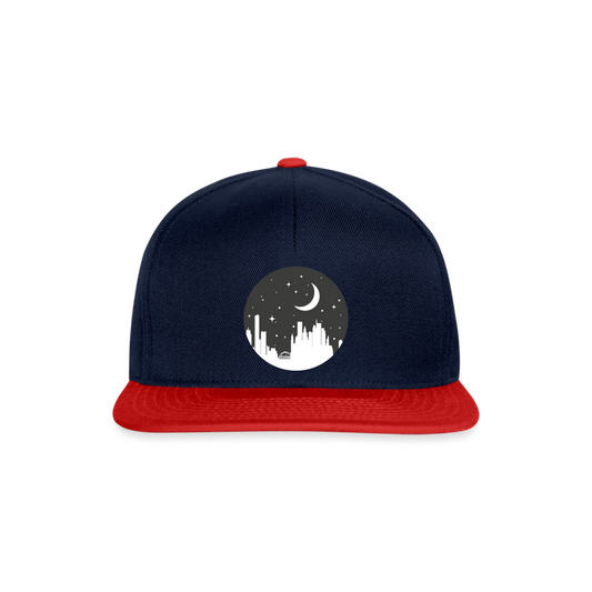 Gorra Snapback"Skyline" - navy/red