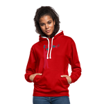 Sudadera con capucha en contraste"instrument" - red/white