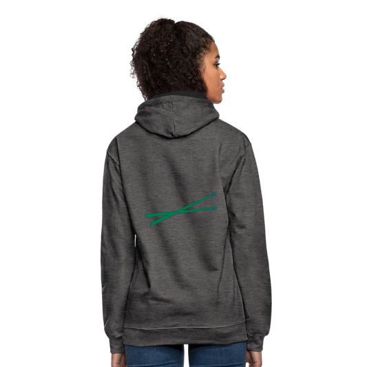 Sudadera con capucha en contraste"instrument" - charcoal/black