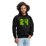 Sudadera con capucha unisex"24" - black