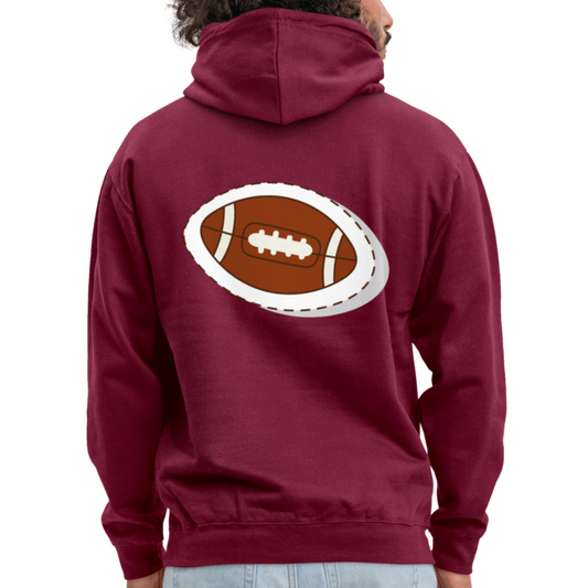 Sudadera con capucha unisex"24" - bordeaux