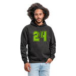 Sudadera con capucha unisex"24" - charcoal grey