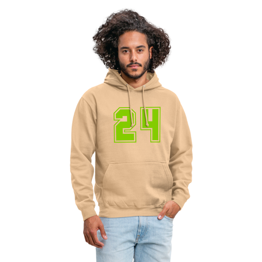 Sudadera con capucha unisex"24" - peach